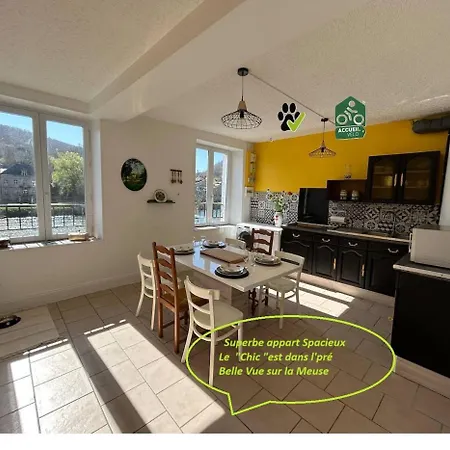 Superbe Renove Vue Sur Meuse Le Chic Dans Le Pre Apartment *